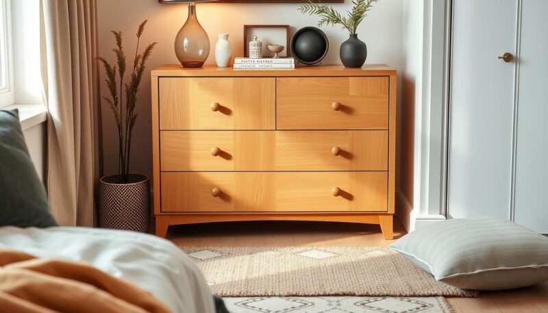 wooden dresser